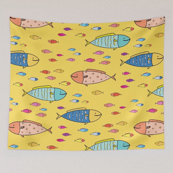 Item preview, Summer Fish Pattern Design designed and sold by Youpattern.