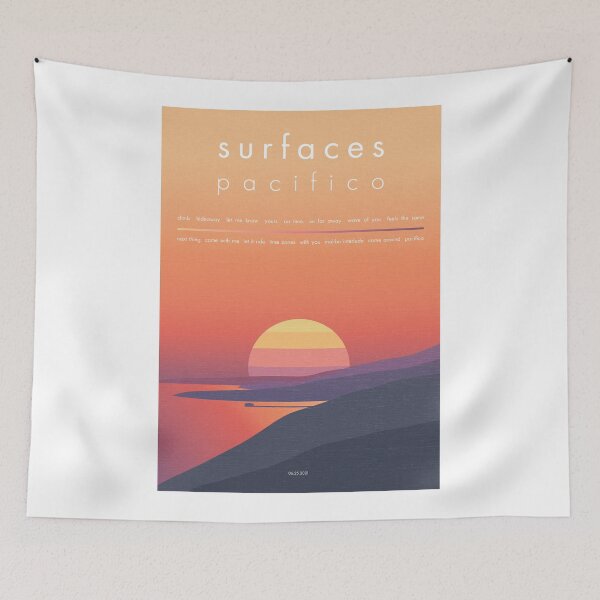 Item preview, Surfaces Pacifico (2021) Band Album Cover designed and sold by TamDigitalPrint.