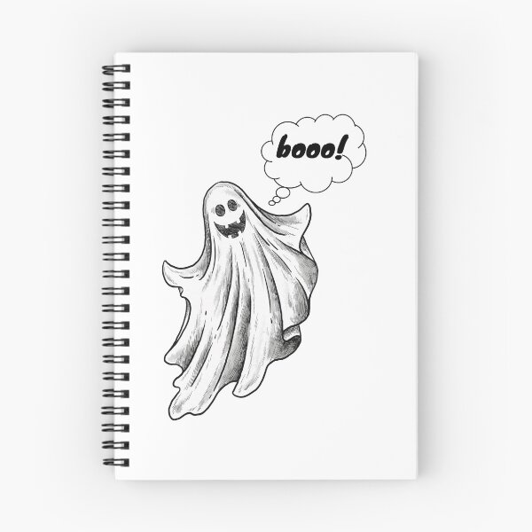 Item preview, funny ghost saying "boo" designed and sold by Marouane21.