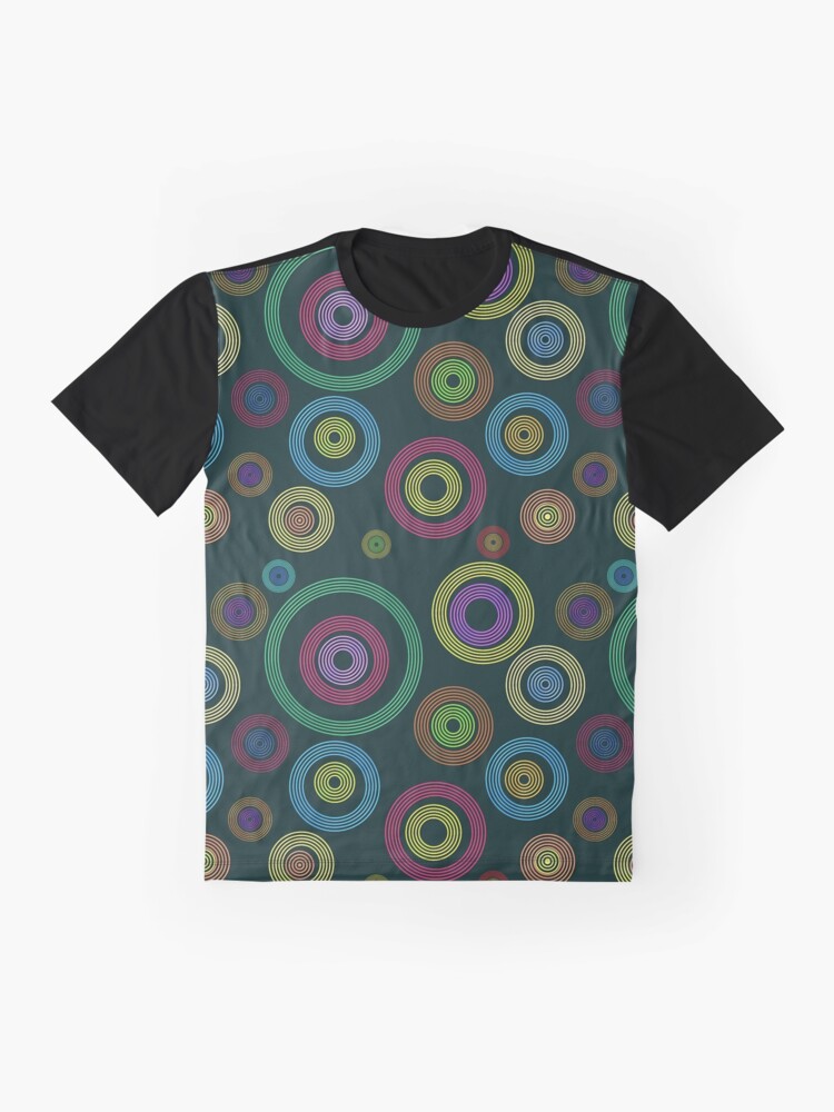 Alternate view of Bokeh Abstract Art Graphic T-Shirt
