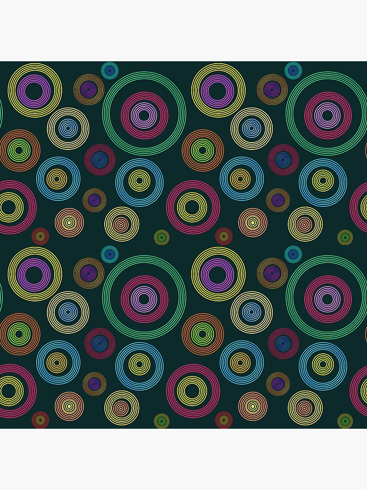Thumbnail 3 of 3, Sticker, Bokeh Abstract Art designed and sold by vkdezine.