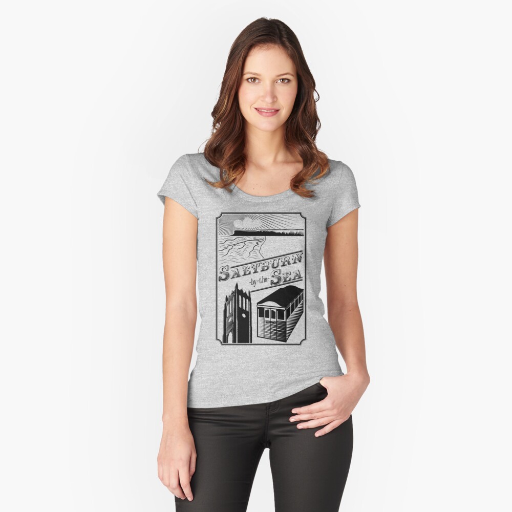 Item preview, Fitted Scoop T-Shirt designed and sold by nikhorne.