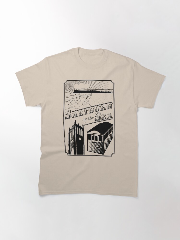 Thumbnail 2 of 7, Classic T-Shirt, NDVH Saltburn-by-the-Sea stamp designed and sold by nikhorne.