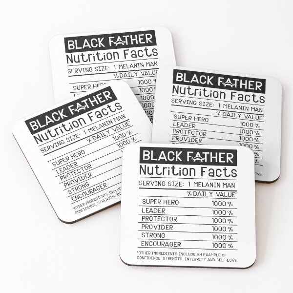 Item preview, Black Father Nutrition Facts designed and sold by Apoorv Choudhary.