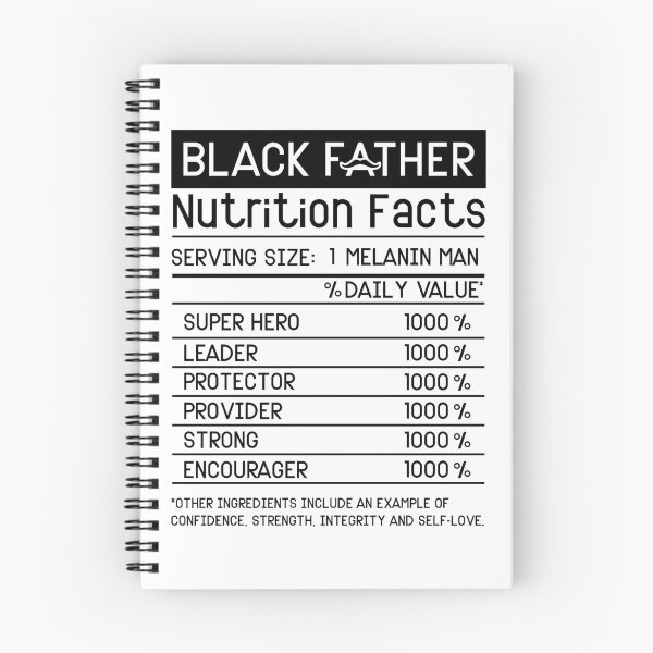 Item preview, Black Father Nutrition Facts designed and sold by Apoorv Choudhary.