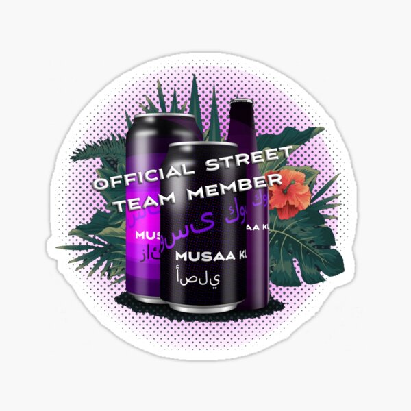 Musaa Kula Street Team Sticker