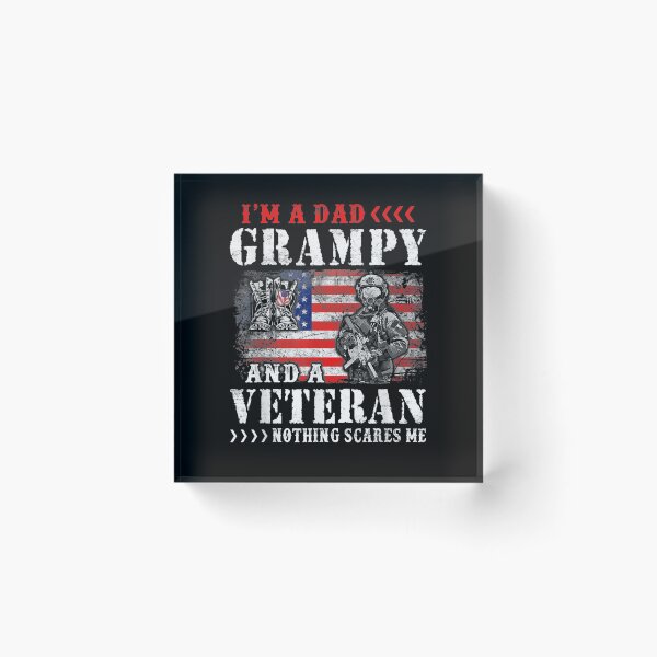 Item preview, Mens I'm A Daddy Grampy Veteran Distressed For Father's Day  designed and sold by tashiav.