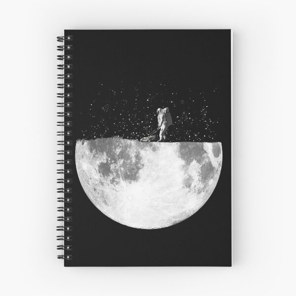Item preview, astronaut mows lawn on moon designed and sold by luckycrash.