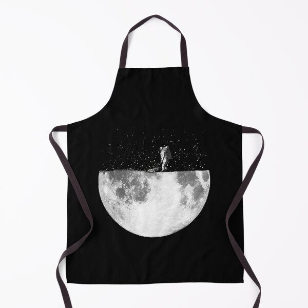 Item preview, astronaut mows lawn on moon designed and sold by luckycrash.