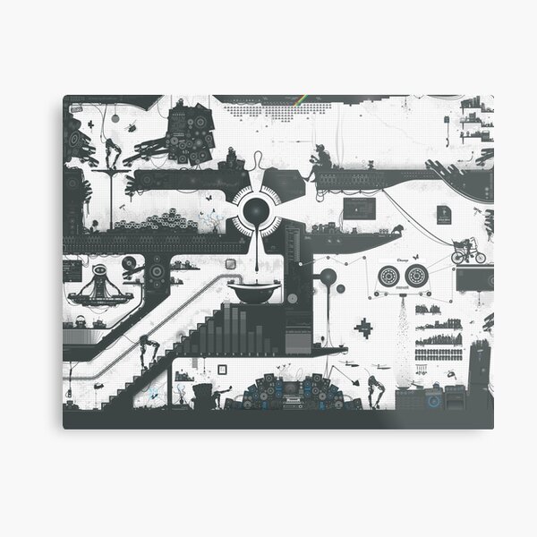 Vector Doodle 12 (Updated) Metal Print