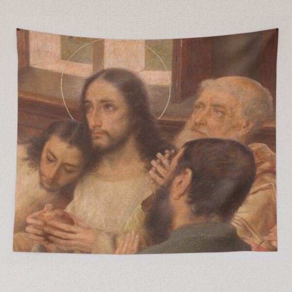 Item preview, Tapestries,Tapestry,throw blankets,comforters,duvet covers,Mother Mary,Jesus print ,Bible,Faith,Christ,Religion,Christianity,Church,Religious,Bible designed and sold by eyesight4vision.
