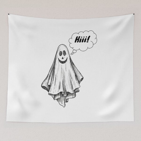Item preview,  Funny ghost saying hello to you designed and sold by Marouane21.