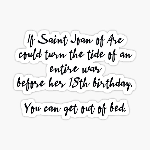 Saint Joan of Arc Sticker