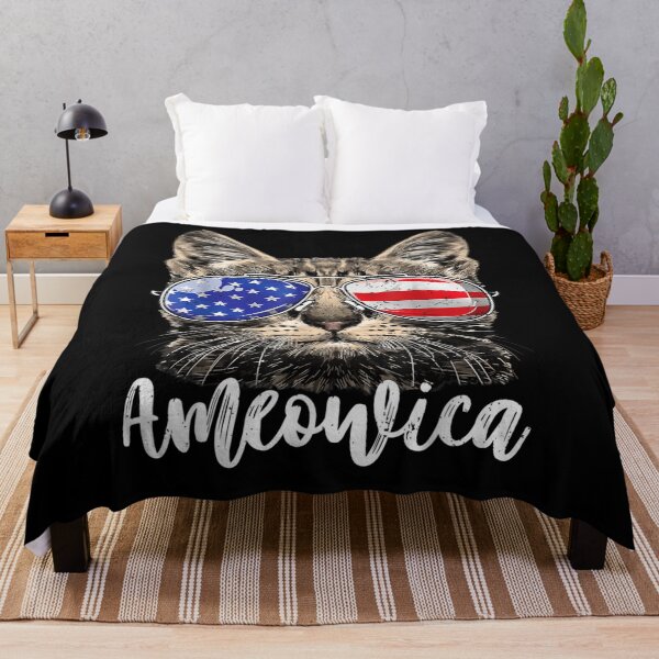 Item preview, Ameowica Cat American Flag Usa 4th Of July Men Women Kids designed and sold by tashiav.