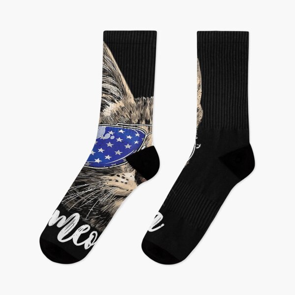 Item preview, Ameowica Cat American Flag Usa 4th Of July Men Women Kids  designed and sold by tashiav.