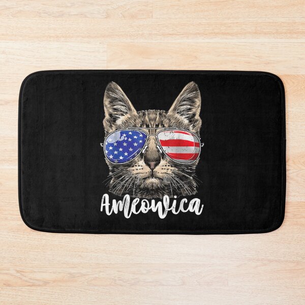 Item preview, Ameowica Cat American Flag Usa 4th Of July Men Women Kids  designed and sold by tashiav.
