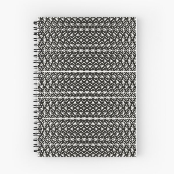 Item preview,  Black Chocolate Asanoha - Japanese Traditional Pattern designed and sold by KinitaDesign.