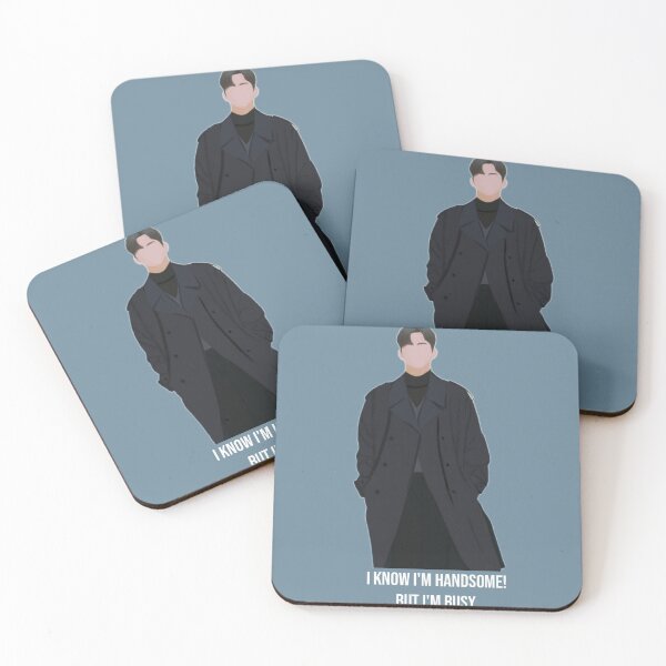 Item preview, I know I'm handsome, but I'm busy. designed and sold by Reets_Redbubble.
