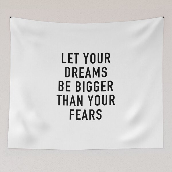 Item preview, Let Your Dreams Be Bigger Than Your Fears designed and sold by thilinank.