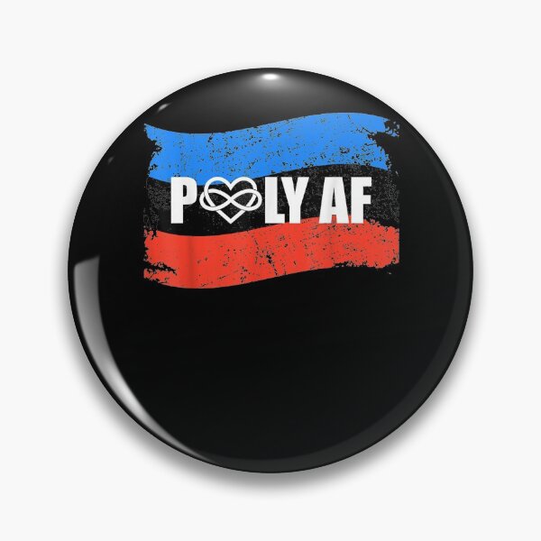 Item preview, Poly Af Polyamorous Flag Polyamory Pride  designed and sold by anniet33.
