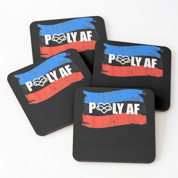 Item preview, Poly Af Polyamorous Flag Polyamory Pride  designed and sold by anniet33.