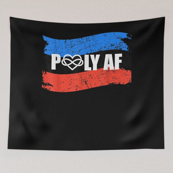 Item preview, Poly Af Polyamorous Flag Polyamory Pride  designed and sold by anniet33.