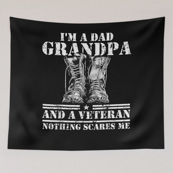 Item preview, Mens I'm A Dad Grandpa And Veteran Fathers Day Gift For Dad  designed and sold by anniet33.