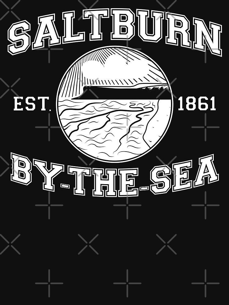 NDVH Saltburn-by-the-Sea Est 1861 (white print) by nikhorne