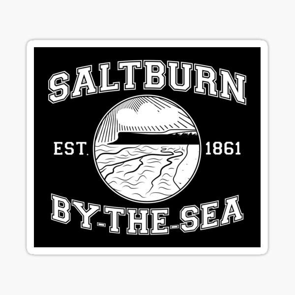 NDVH Saltburn-by-the-Sea Est 1861 (white print) Sticker