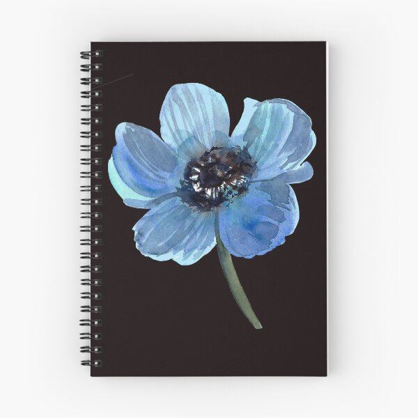 Item preview,  Anemone Blossom Flower. Vintage Pretty Blue Anemone. designed and sold by ZheltakovaIana.