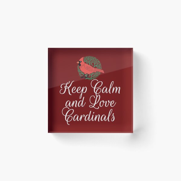 Item preview, Keep Calm and Love Cardinals designed and sold by Epic Love Designs.