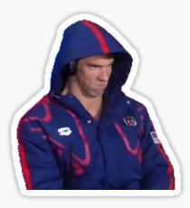 Michael Phelps Gesicht Sticker