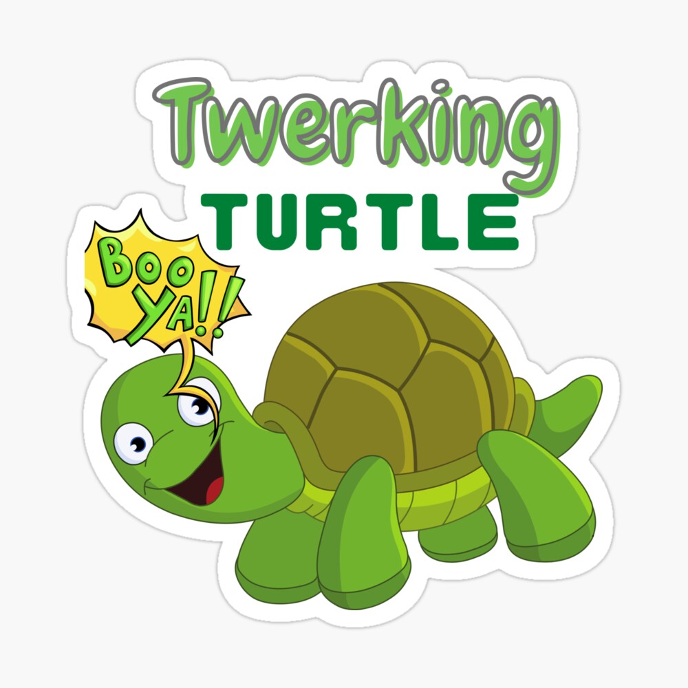 Funny Twerking Turtle | Poster