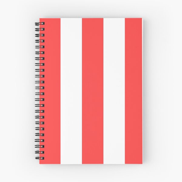 Item preview, Coral Red And White Stripes designed and sold by rewstudio.