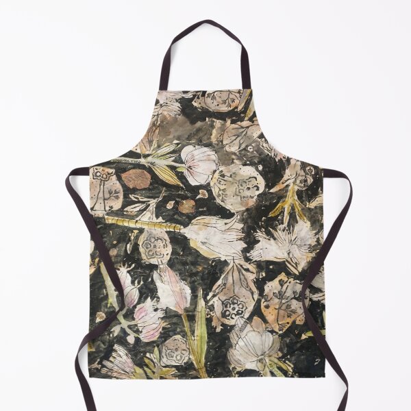 Item preview, Tapestry with bright summer flowers against black designed and sold by Ursula Katrin Kranz.