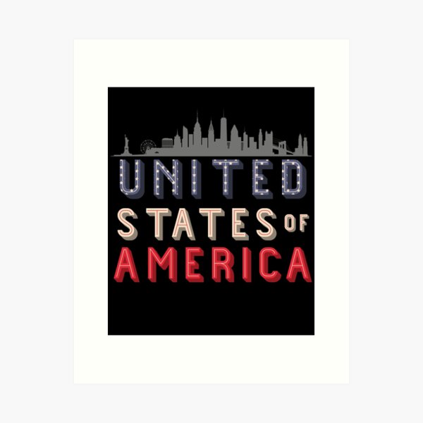 Item preview, united states of ameraica designed and sold by TThousand.