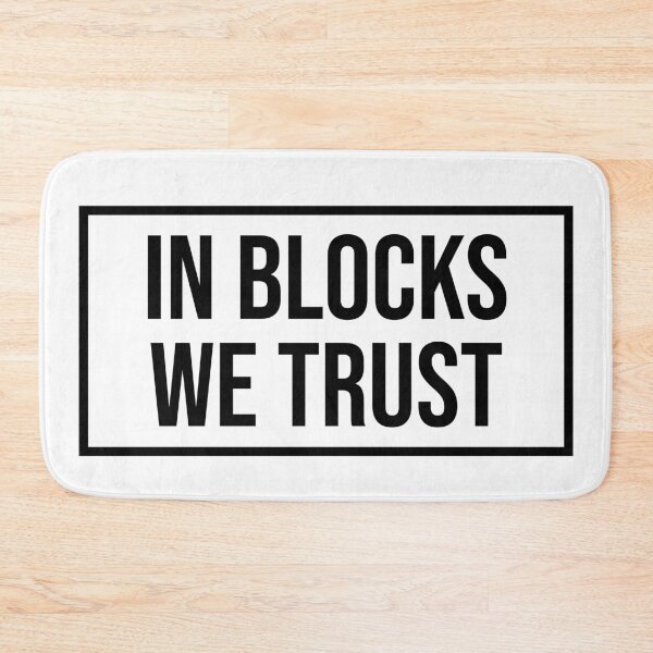 Item preview, In Blocks We Trust designed and sold by MerlinTea.
