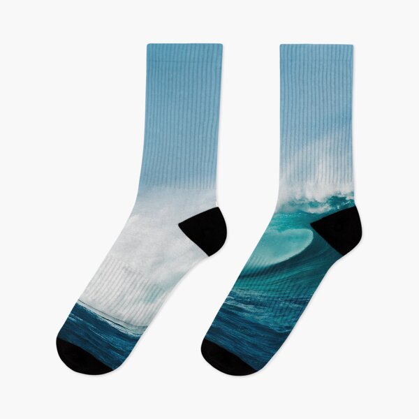 Item preview,  Blue ocean waves designed and sold by shopcom.