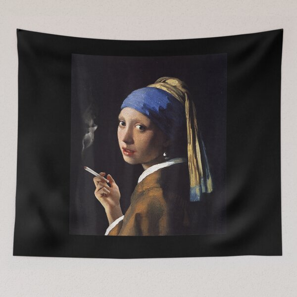 Item preview, Stoner Girl With A Pearl Earring  designed and sold by anniet33.