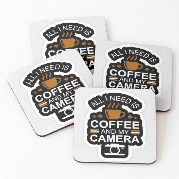 Item preview, All I need is coffee and my camera design designed and sold by Estella Carterson.