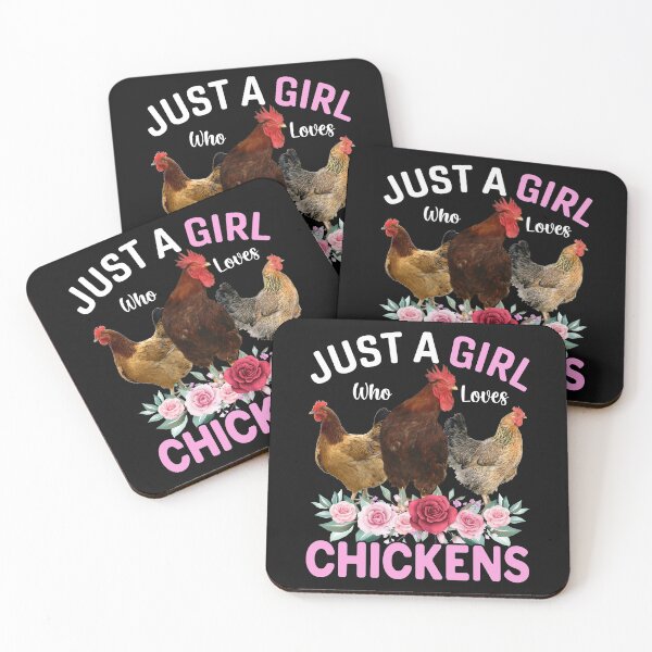 Item preview, Just A Girl Who Loves Chickens, Floral Farmer Girl Gifts designed and sold by Best Designer.