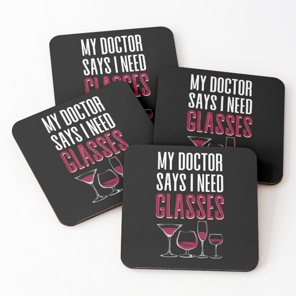 Item preview, Wine My Doctor Says I Need Glasses  designed and sold by avareid3.