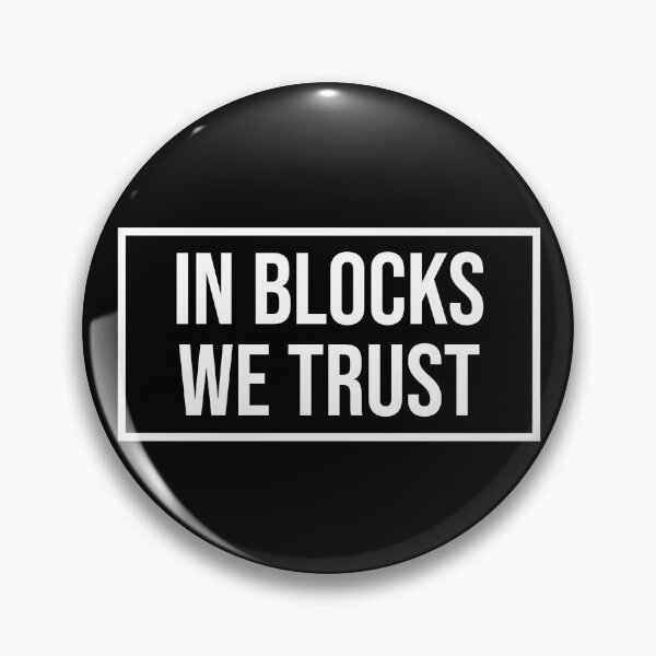 Item preview, In Blocks We Trust designed and sold by MerlinTea.