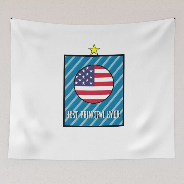 Item preview, Best principal Independence Day with stars and usa flag design designed and sold by Alluka Brand.