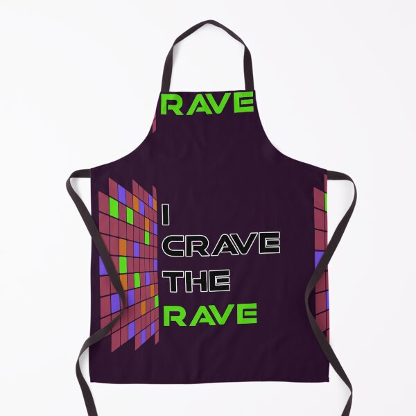 Item preview, I Crave The Rave - Save Our Scene - Green on Purple designed and sold by NoMatterLab.