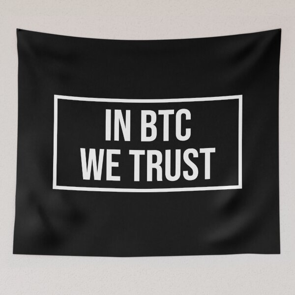 Item preview, In BTC We Trust designed and sold by MerlinTea.