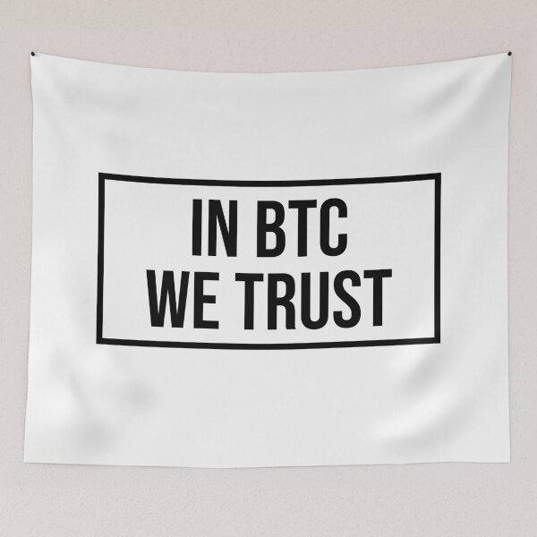 Item preview, In BTC We Trust designed and sold by MerlinTea.