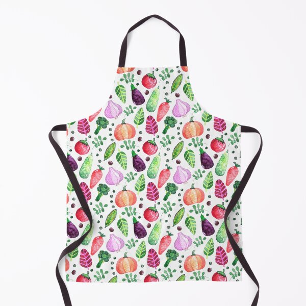 Item preview, Cute Hand Painted Watercolor Vegetable Pattern designed and sold by Negin Mf Designs.