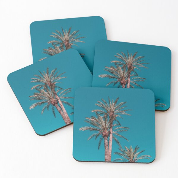 Item preview, Three exotic palms on clear turquoise sky designed and sold by Michal Siemczyk.