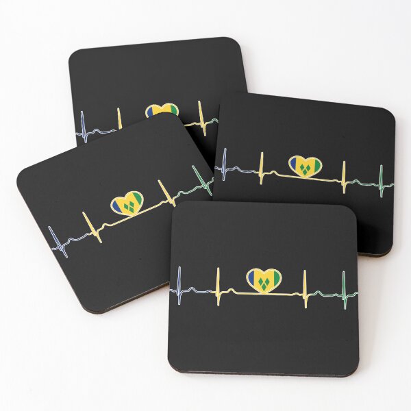 Item preview, Heartbeat Saint Vincent and the Grenadines designed and sold by Heartbeatsalad.